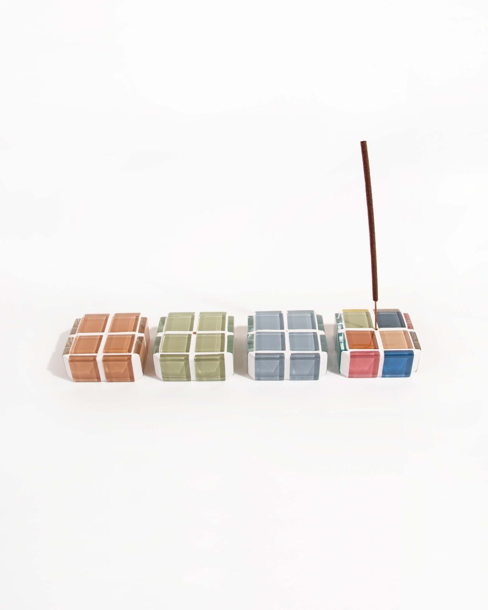 Porte - encens Tuiles Cloudy Subtle Art Studios - Ex - voto