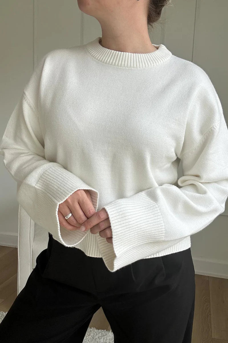 Pull Brooke Blanc Dailystory SOLDE - Vente finale - Ex - voto