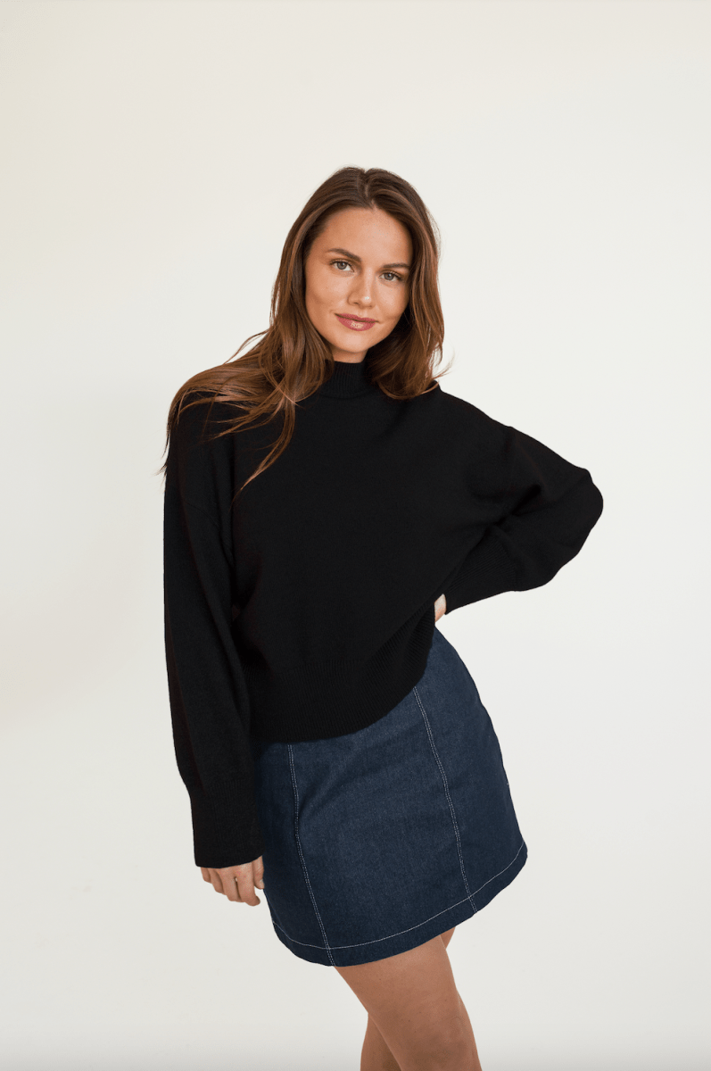 Pull Brooke Noir Dailystory SOLDE - Vente finale - Ex - voto