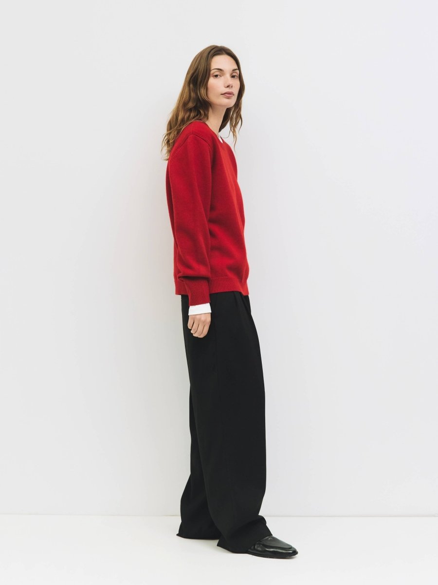 Pull Conrad Rouge All Row - Ex - voto
