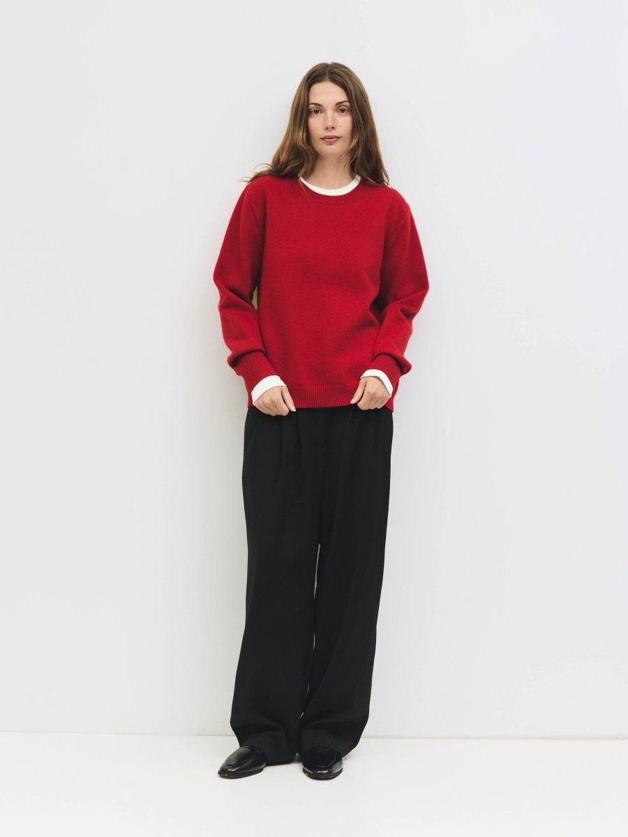 Pull Conrad Rouge All Row - Ex - voto