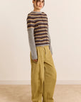 Pull en Laine à Double Manches Clara Damson Madder - Ex-voto