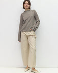 Pull Rayé Cierra Brun et Bleu All Row - Ex-voto