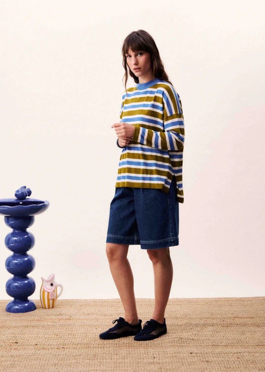 Pull Sapphire FRNCH Olive - Ex - voto