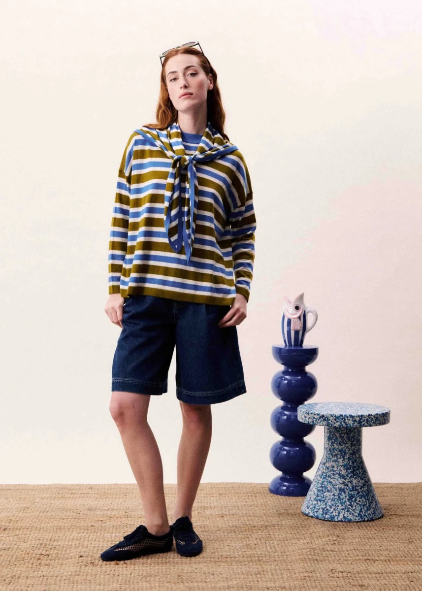 Pull Sapphire FRNCH Olive - Ex - voto