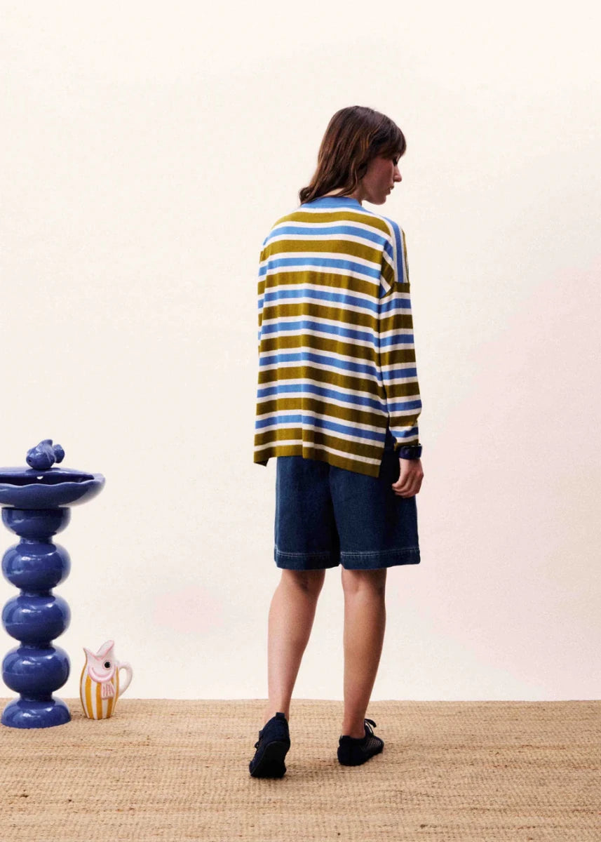 Pull Sapphire FRNCH Olive - Ex - voto