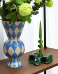 Vase Rhombic Bleu &Klevering