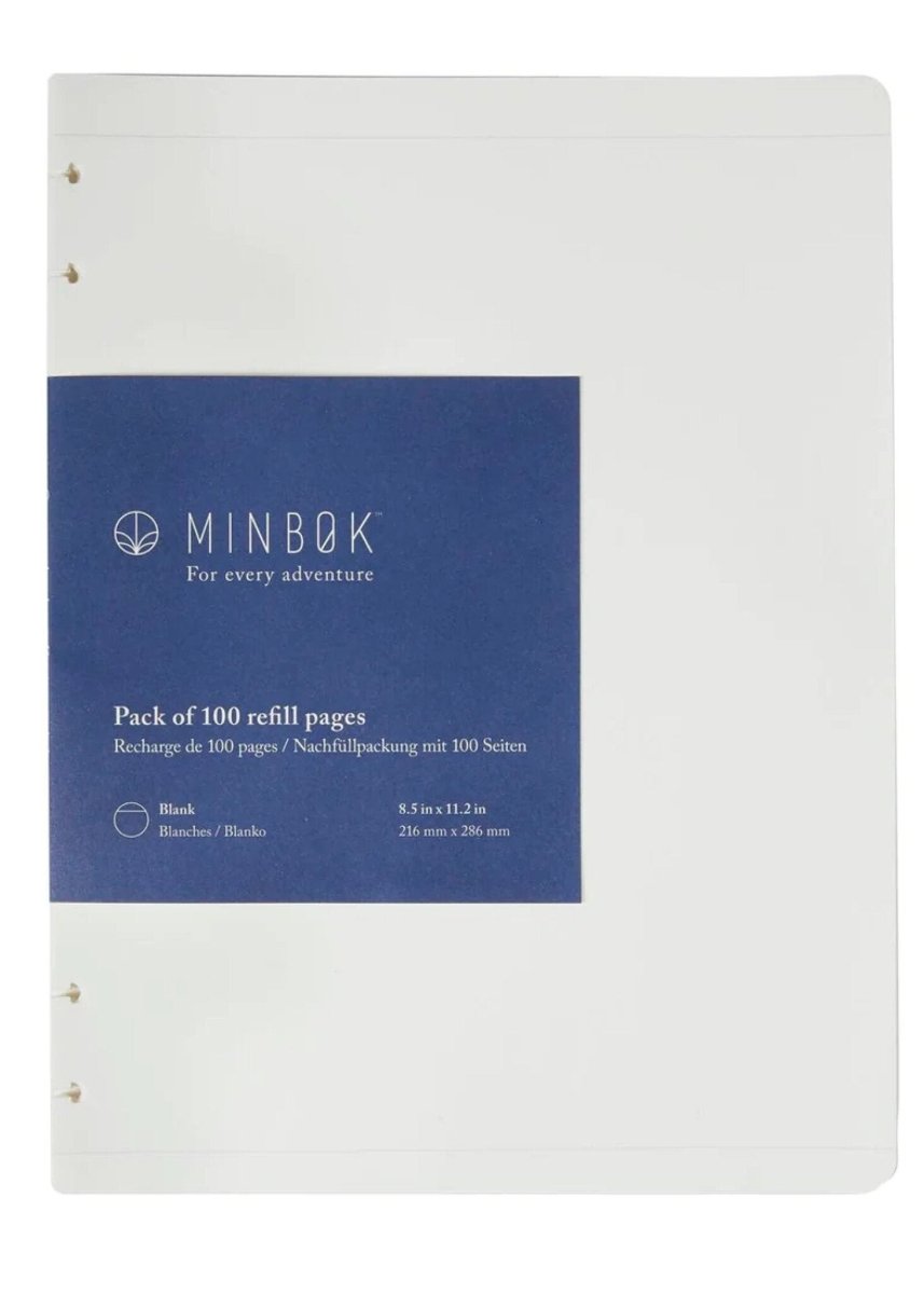 Recharge Très Grand Minbok Feuilles Blanches - Vente Finale - Ex - voto