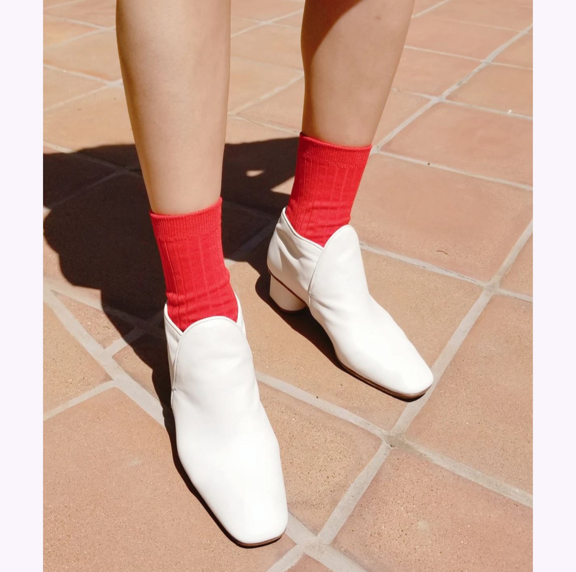 Chaussettes Her Le Bon Shoppe Rouge