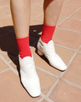 Chaussettes Her Le Bon Shoppe Rouge