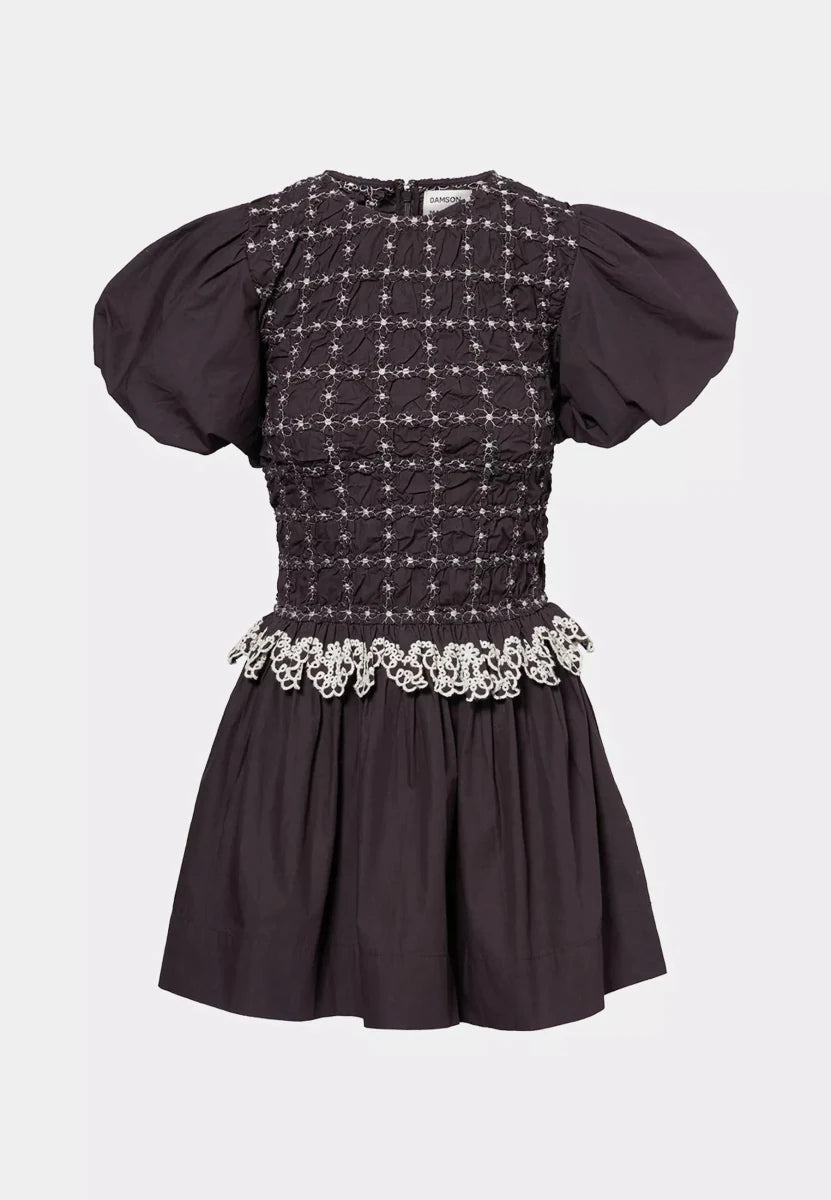 Robe Audrey Noire Damson Madder - Ex - voto