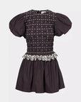 Robe Audrey Noire Damson Madder - Ex - voto