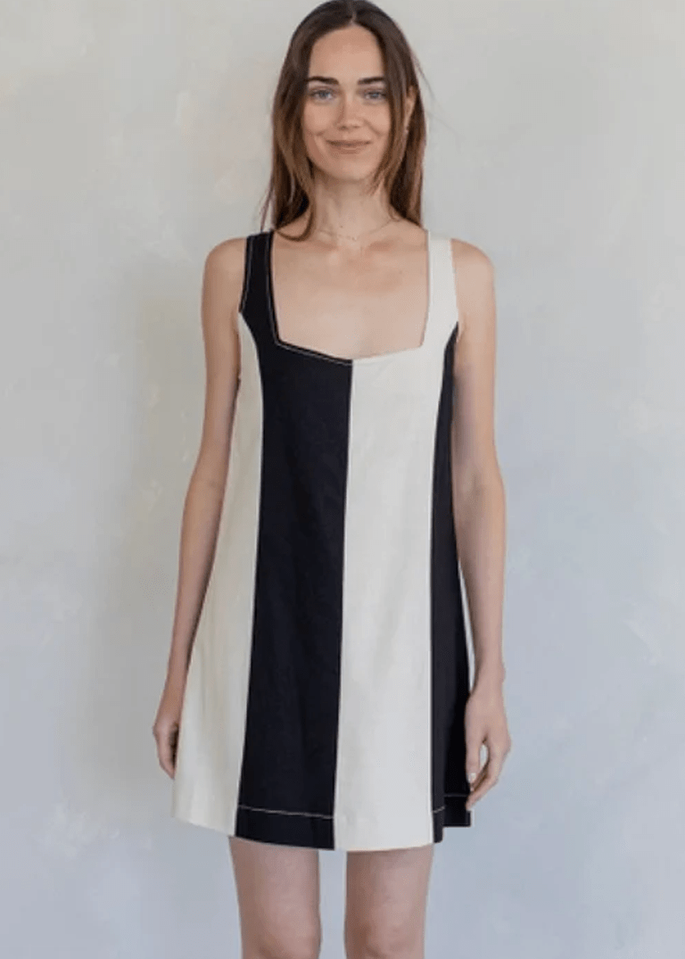 Robe Chelsea Things Between Noire et Blanche - Ex - voto
