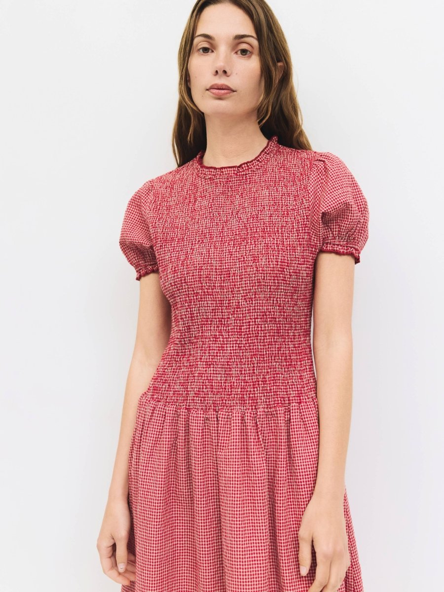 Robe Gisele Gingham All Row - Ex - voto