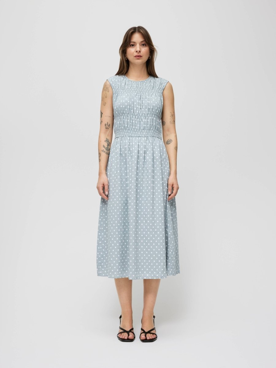 Robe Laura Bleue Mod Ref - Ex - voto