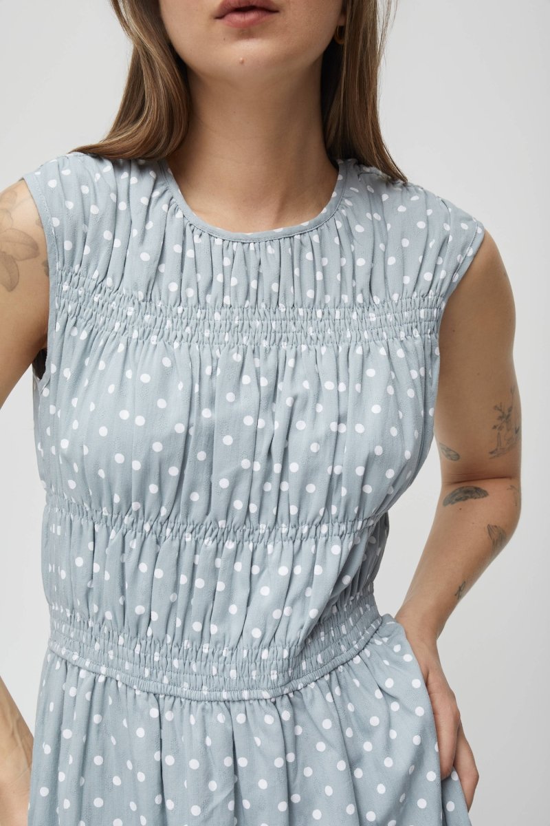 Robe Laura Bleue Mod Ref - Ex - voto