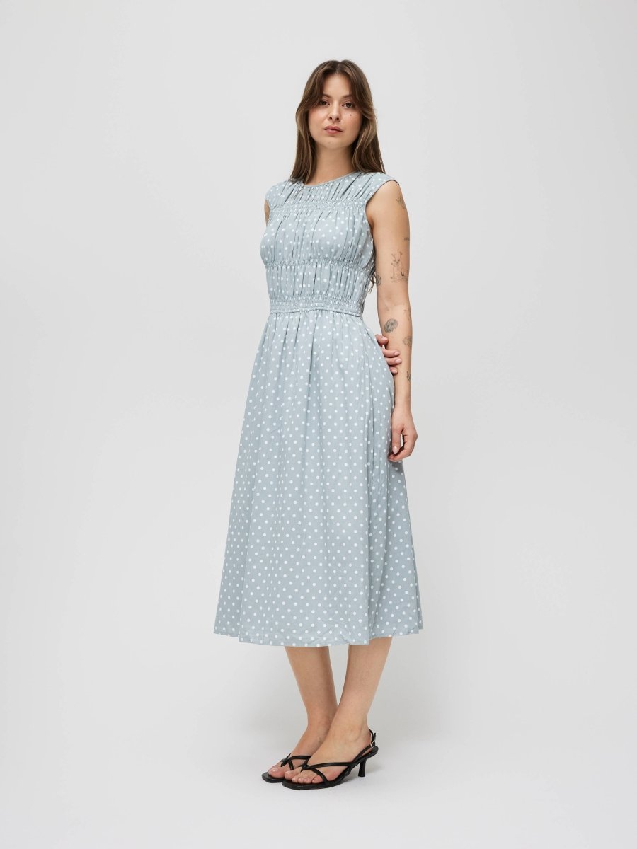 Robe Laura Bleue Mod Ref - Ex - voto