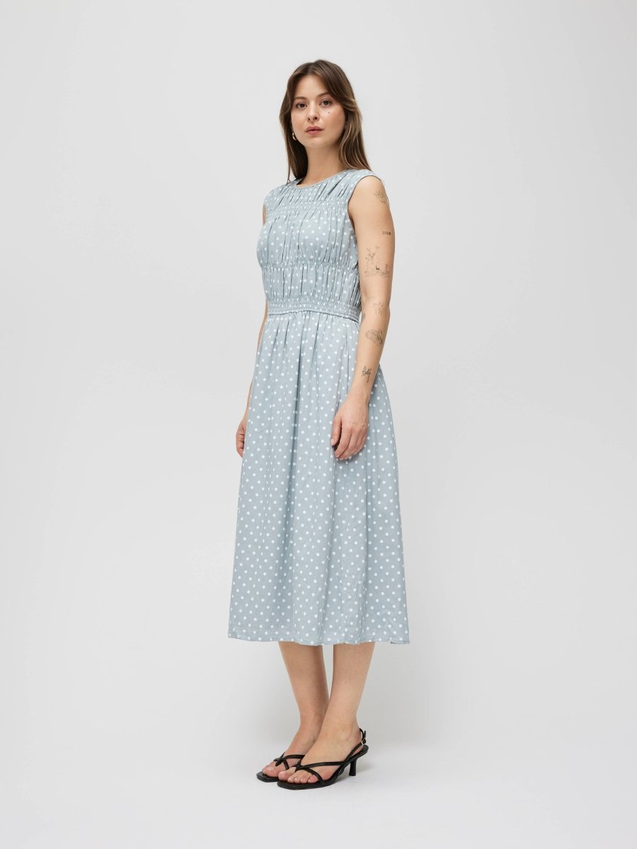 Robe Laura Bleue Mod Ref - Ex - voto