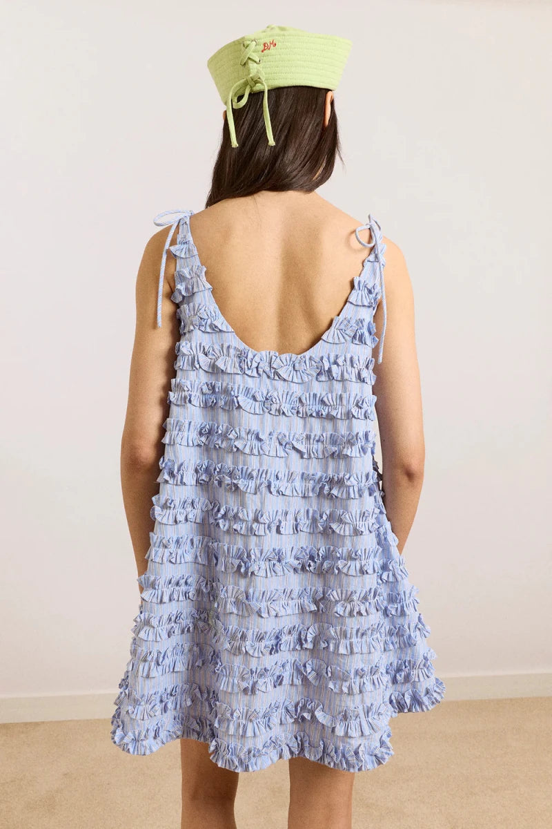 Robe Leili Bleue Damson Madder - Ex - voto