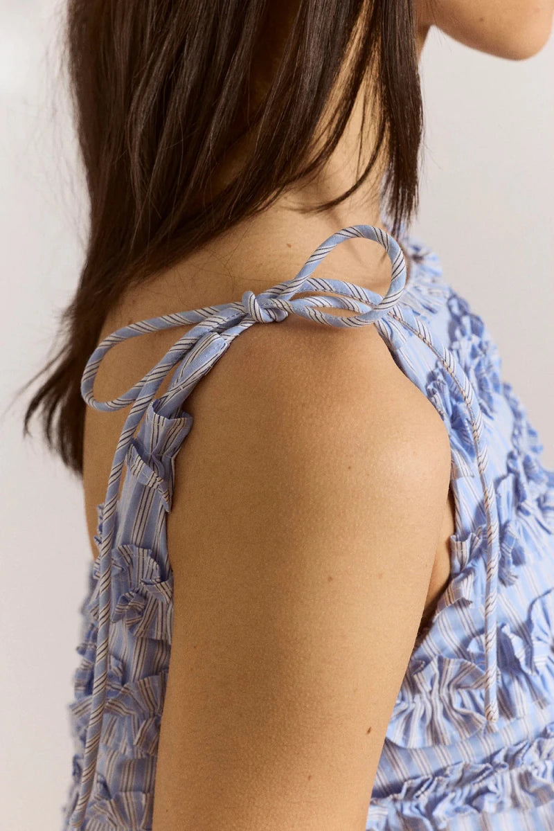 Robe Leili Bleue Damson Madder - Ex - voto