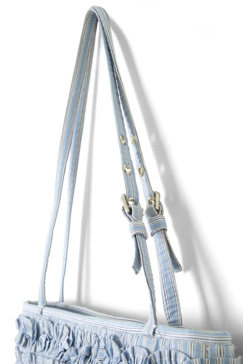 Sac Baguette Sophia Bleu Damson Madder - Ex - voto