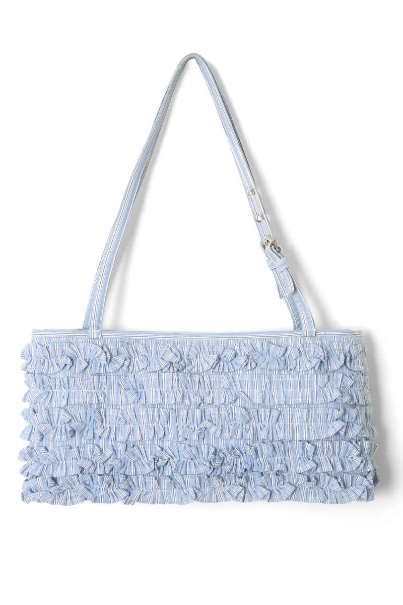 Sac Baguette Sophia Bleu Damson Madder - Ex - voto