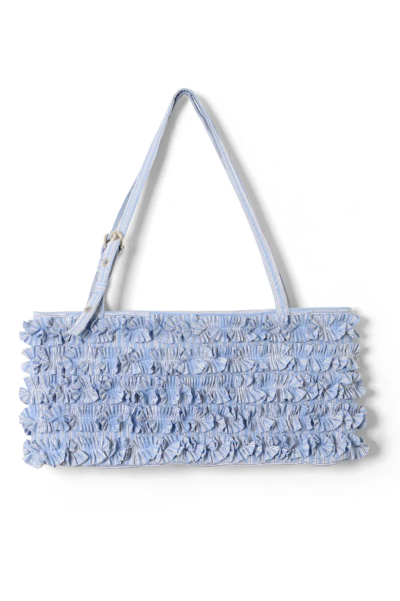 Sac Baguette Sophia Bleu Damson Madder - Ex - voto