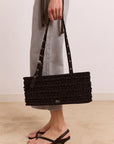 Sac Baguette Sophia Noir Damson Madder - Ex-voto