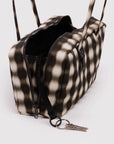 Sac Bowler Baggu Blurred Gingham Brown - Ex - voto