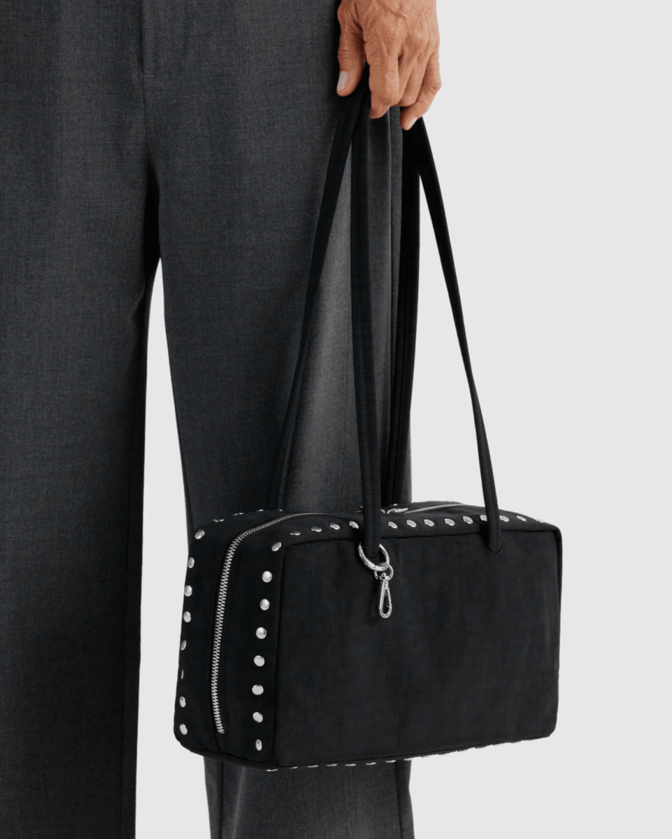 Sac Bowler Baggu Noir Studs - Ex-voto