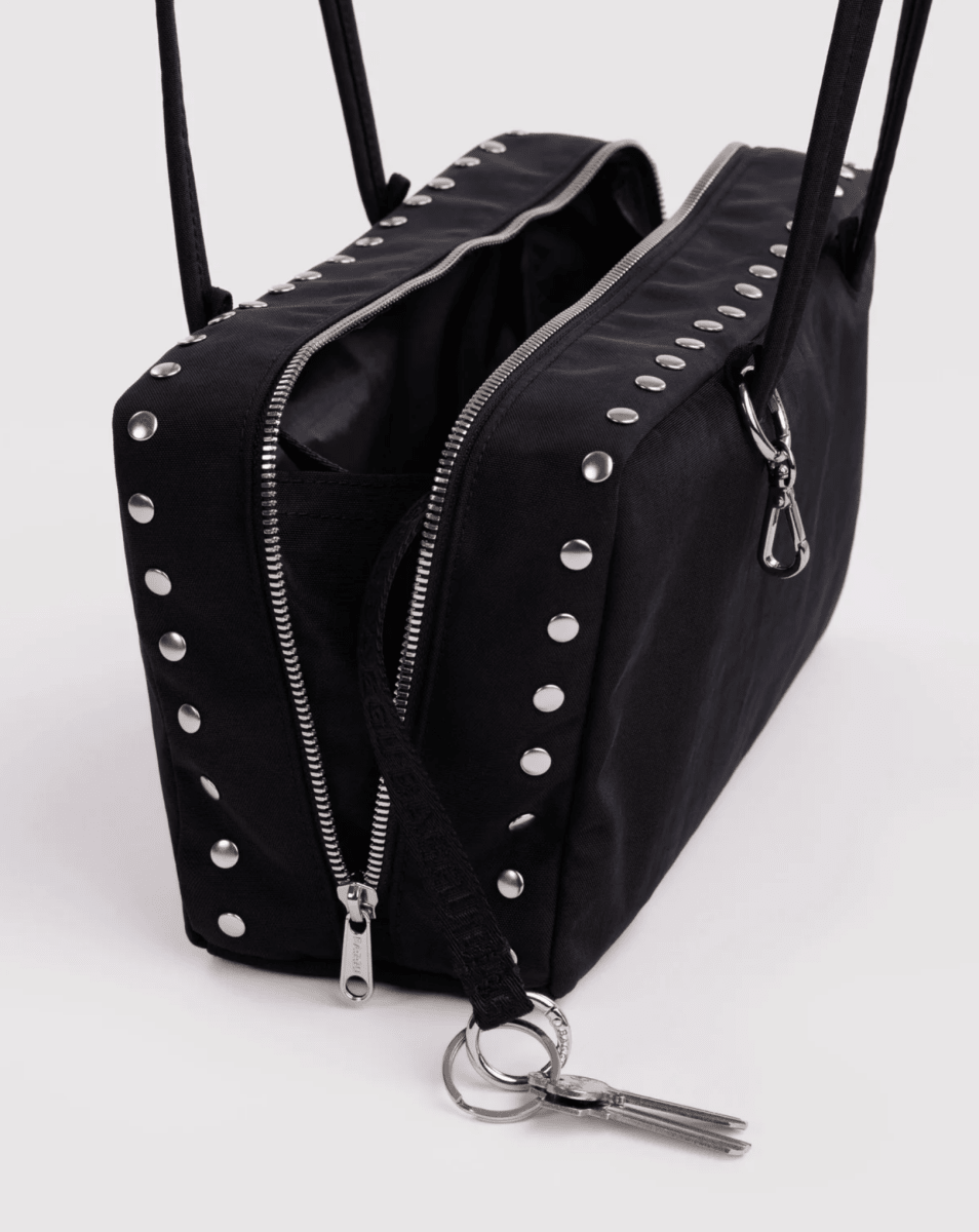 Sac Bowler Baggu Noir Studs - Ex-voto