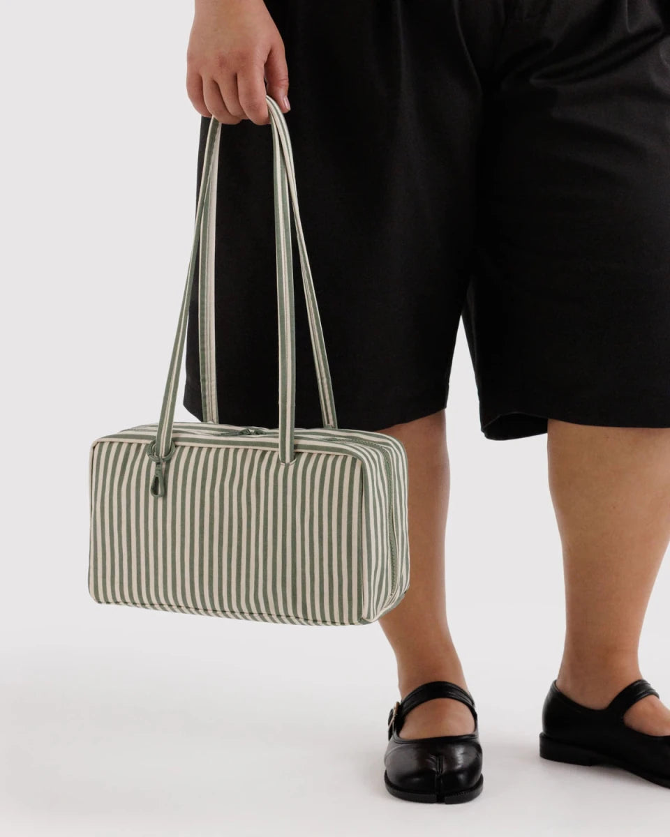 Sac Bowler Baggu Sage Stripe - Ex - voto