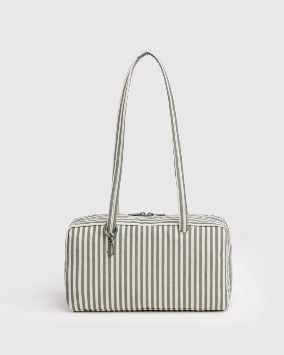 Sac Bowler Baggu Sage Stripe - Ex - voto