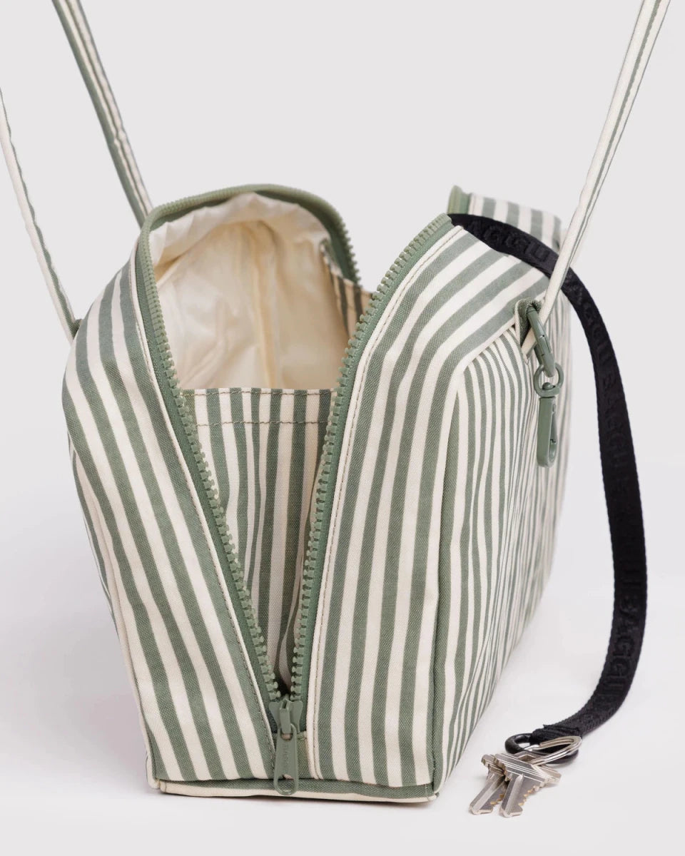 Sac Bowler Baggu Sage Stripe - Ex - voto