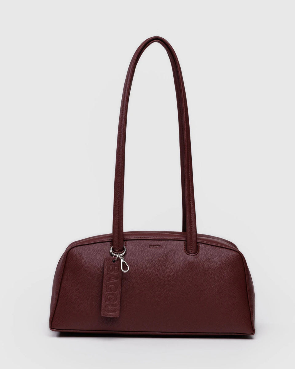 Sac Bowler Cuir Recyclé Baggu Mahogany - Ex - voto