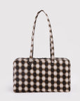 Sac Bowler Medium Baggu Blurred Gingham Brown - Ex - voto