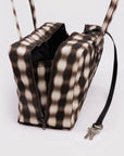 Sac Bowler Medium Baggu Blurred Gingham Brown - Ex - voto