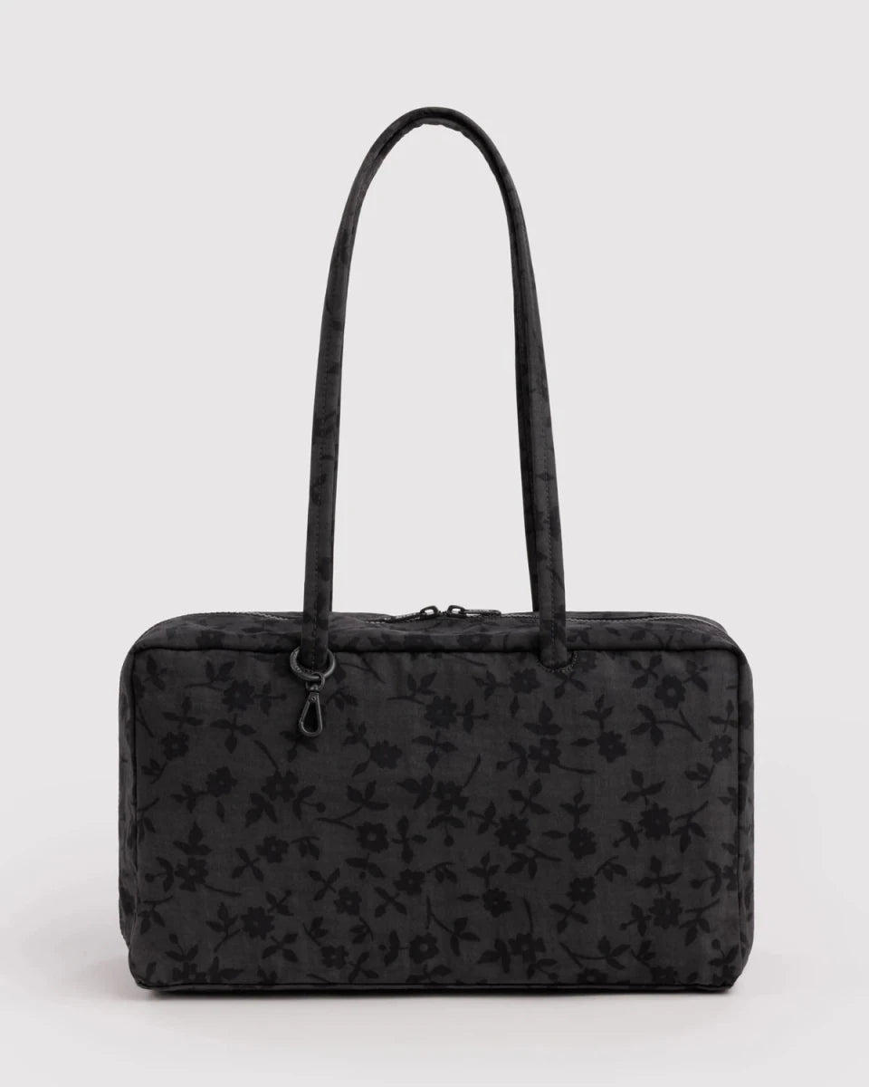 Sac Bowler Medium Baggu Charcoal Ditsy Floral - Ex-voto