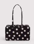 Sac Bowler Medium Baggu Noir à Pois Crèmes - Ex-voto