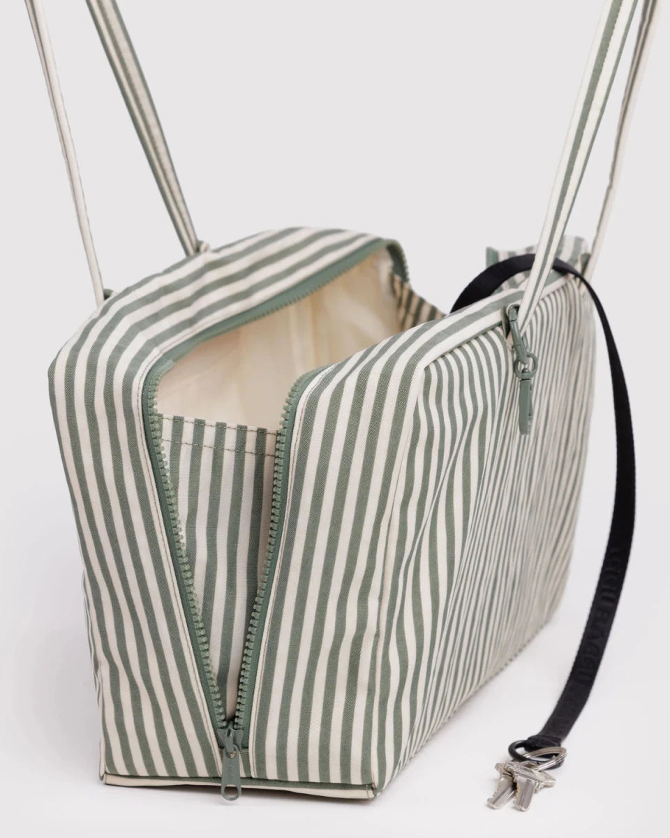 Sac Bowler Medium Baggu Sage Stripe - Ex - voto