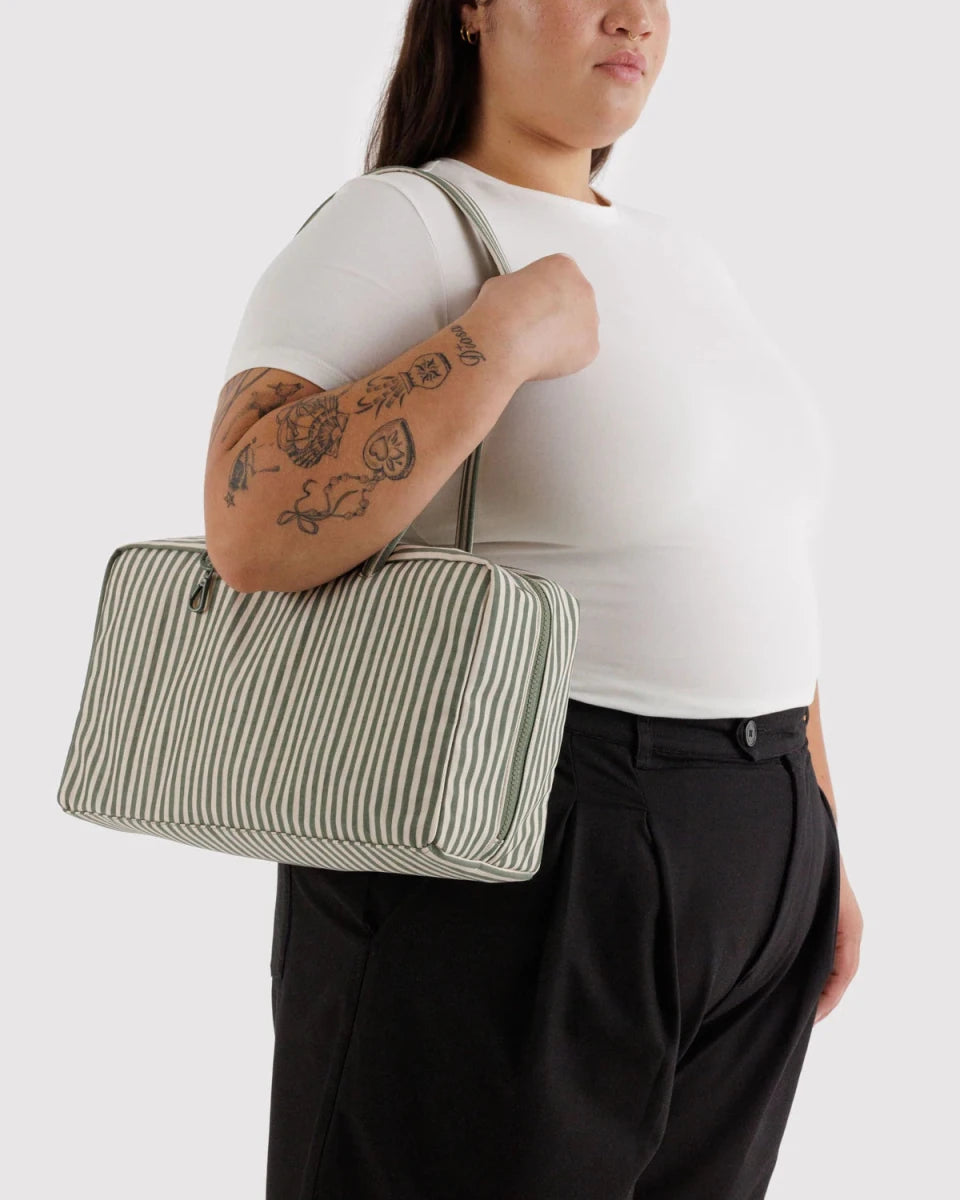 Sac Bowler Medium Baggu Sage Stripe - Ex - voto
