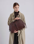Sac Brooklyn Ölend Suede Rouge Cerise - Ex-voto