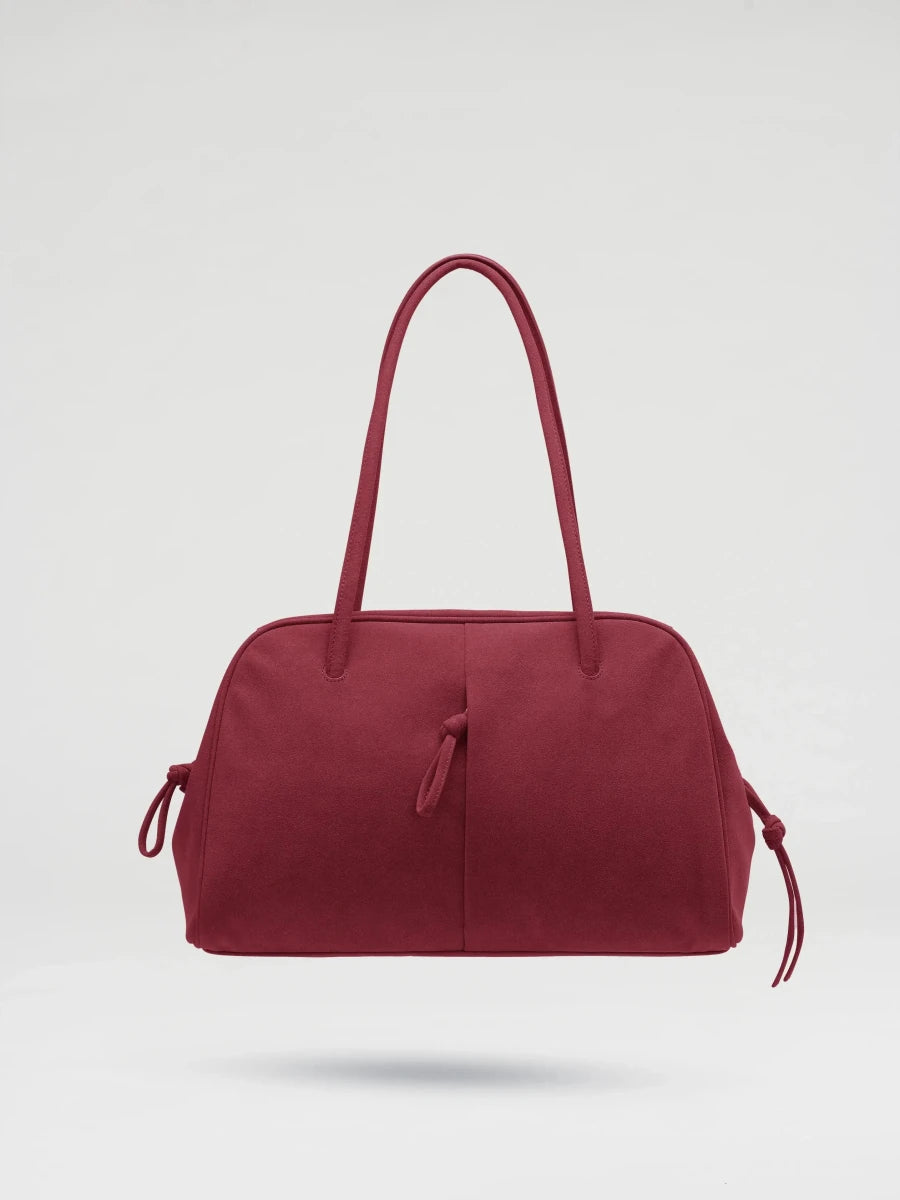 Sac Brooklyn Ölend Suede Rouge Cerise - Ex-voto