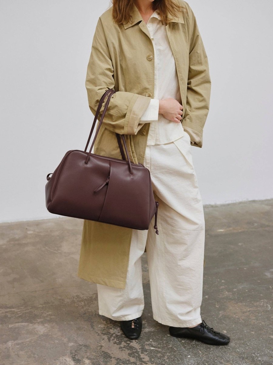 Sac Brooklyn Ölend Suede Rouge Cerise - Ex-voto