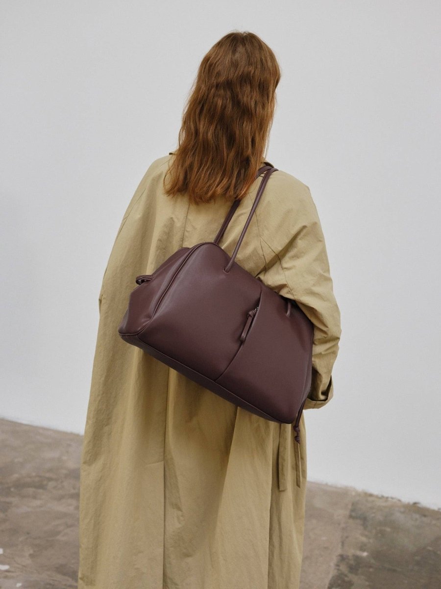 Sac Brooklyn Ölend Suede Rouge Cerise - Ex-voto