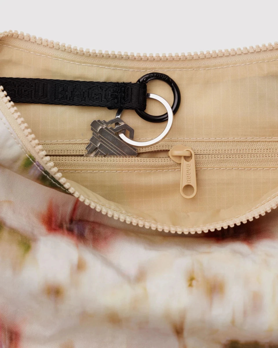 Sac Croissant Medium Baggu Abstract Floral - Ex - voto