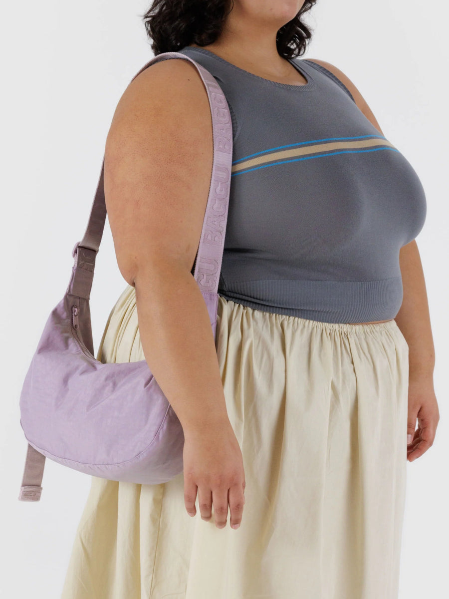 Sac Croissant Medium Baggu Dusty Pink - Ex - voto