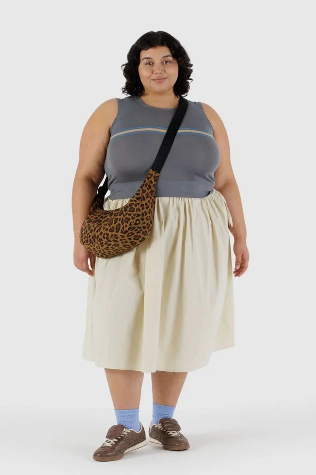 Sac Croissant Medium Baggu Léopard - Ex - voto