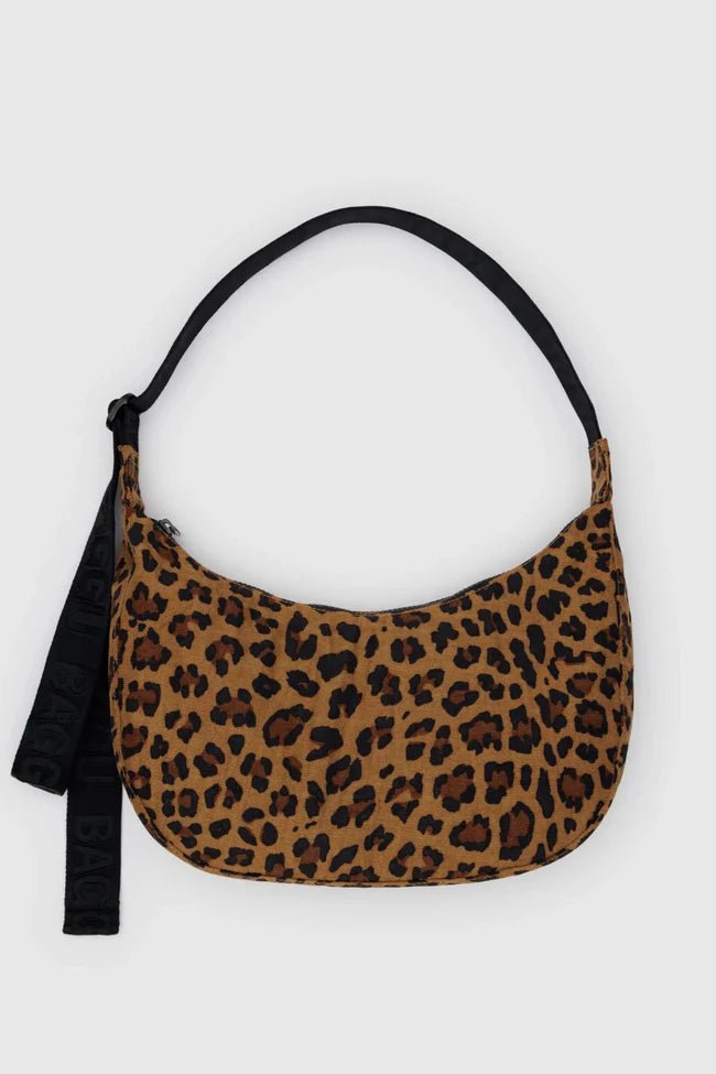 Sac Croissant Medium Baggu Léopard - Ex - voto