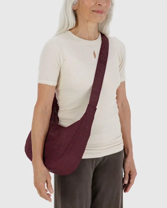 Sac Croissant Medium Baggu Mahogany - Ex - voto